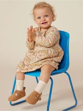 Petit Bateau Floral Dress / 24M